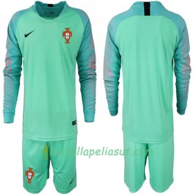 Jalkapallo Pelipaidat Portugali Maalivahti Lasten World Cup 2018 Pelipaita Pitkähihainen